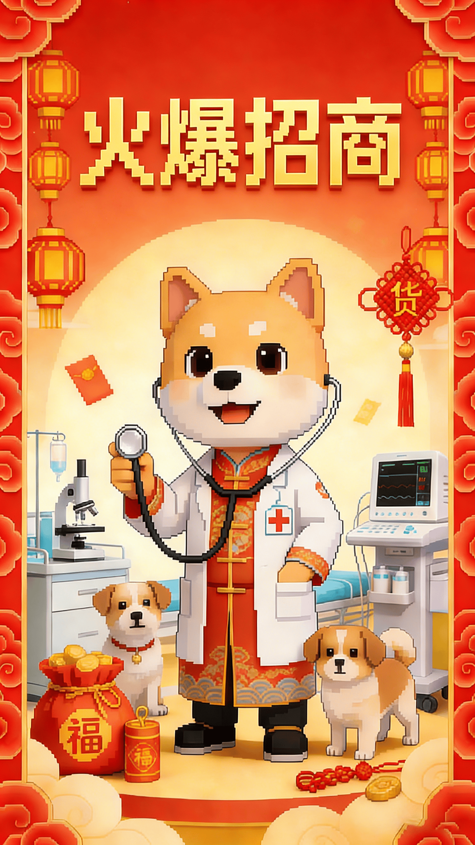 健康护航新春以年味温暖相伴开元棋牌宠物诊疗年货节：让(图2)